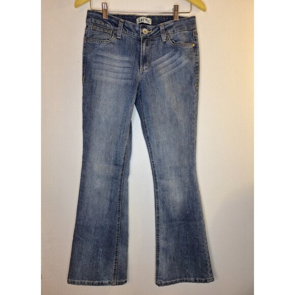 Sophia Hipster Flare Jeans Junior's Sz Wide Leg Boho